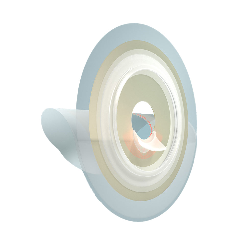 Ostoform FLOWASSIST Flat Pre-Cut Baseplate