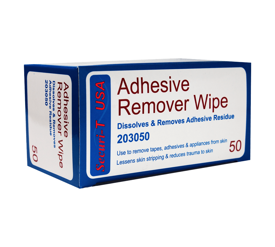Securi-T Clean Skin Adhesive Remover Wipe