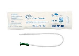 Cure Male Pocket Straight Tip Intermittent Urinary Catheter