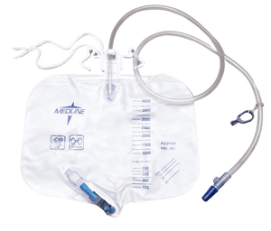 Medline Urinary Drainage Bag w/ Anti-reflux Tower